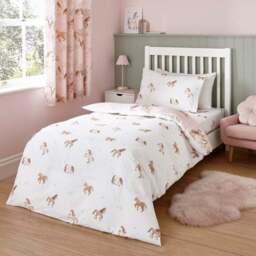 Set of 2 Pony Meadows Cotton Fitted Bed Sheets - thumbnail 5