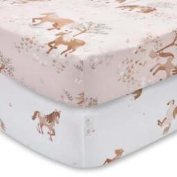 Set of 2 Pony Meadows Cotton Fitted Bed Sheets - thumbnail 3