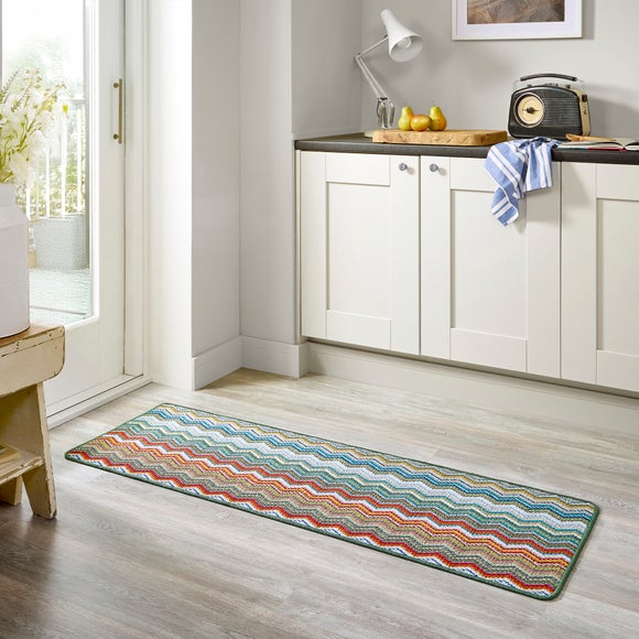 Marvel Boucle Zig Zag Washable Runner - image 1