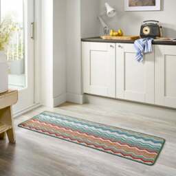 Marvel Boucle Zig Zag Washable Runner - thumbnail 1