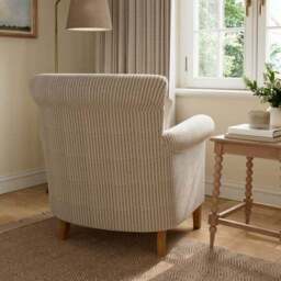 Alba Churchgate Herringbone Stripe Armchair - thumbnail 2