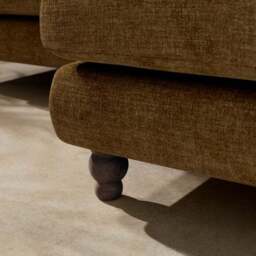 Arthur Linen Chenille Corner Chaise Sofa - thumbnail 5
