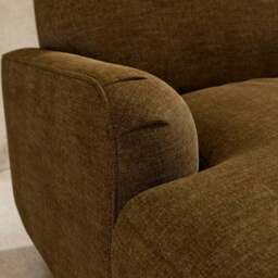 Arthur Linen Chenille Corner Chaise Sofa - thumbnail 3