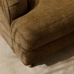 Arthur Linen Chenille Corner Chaise Sofa - thumbnail 2