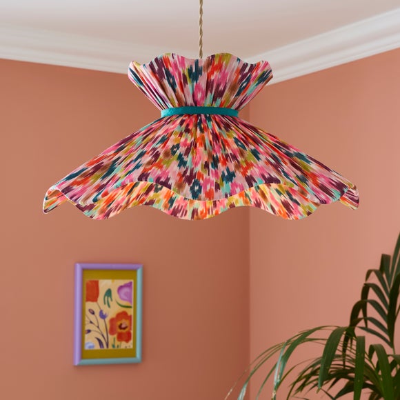 Sophie Robinson Wiggle Ourika Easy Fit Pleated Lamp Shade - image 1