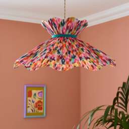Sophie Robinson Wiggle Ourika Easy Fit Pleated Lamp Shade - thumbnail 1