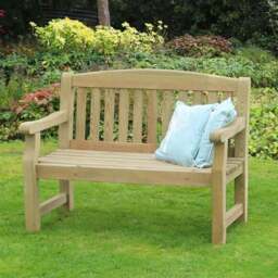 Emily 2 Seater Wooden Bench - thumbnail 3