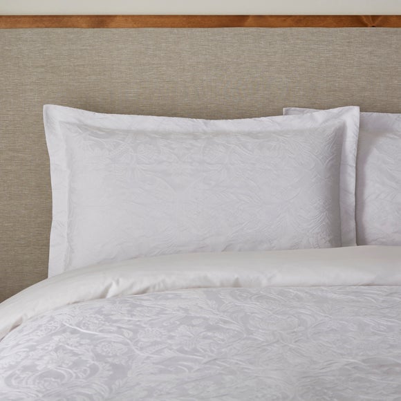 Dorma Winchester White Oxford Pillowcase Pair by Dunelm