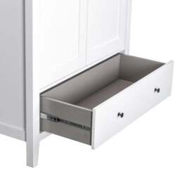 Lynton Double 1 Drawer Wardrobe - thumbnail 4