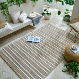 Kylo Striped Indoor Outdoor Rug - thumbnail 1