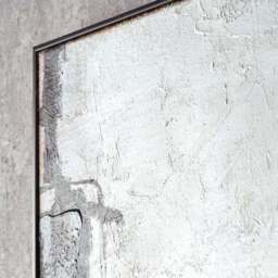 Monochrome Abstract Black Framed Canvas - thumbnail 2