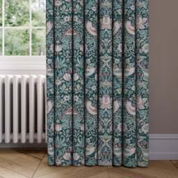 William Morris at Home Strawberry Thief Velvet Made to Measure Curtains