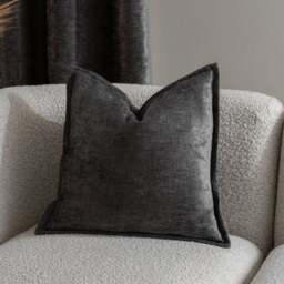 Chenille Square Oxford Cushion - thumbnail 1