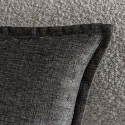 Chenille Square Oxford Cushion - thumbnail 2