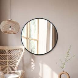 Fenestra Round Wall Mirror - thumbnail 1