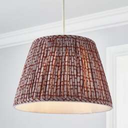 Dash Ruched Tapered Lamp Shade - thumbnail 1