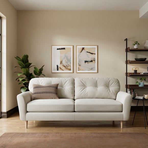 Sven Soft Texture Chenille 4 Seater Sofa - image 1