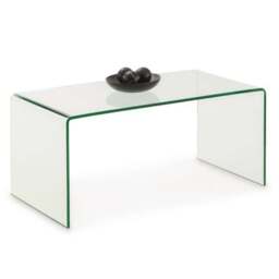 Amalfi Bent Glass Coffee Table - thumbnail 2