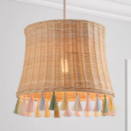 Fiesta Rattan Tassel Easy Fit Pendant Shade - thumbnail 1