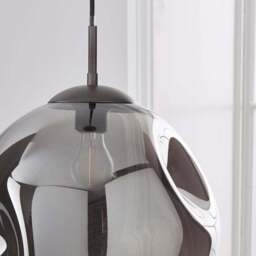 Alexis DimpIed Glass Large Pendant Light - thumbnail 3