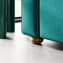 Zoe II Velvet Snuggle Chair - thumbnail 5