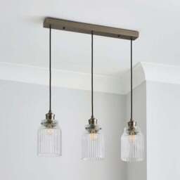 Tobias 3 Light Diner Ceiling Light - thumbnail 2