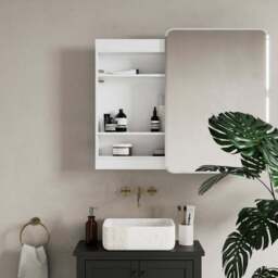 Fulton Bathroom Mirror Wall Cabinet - thumbnail 2