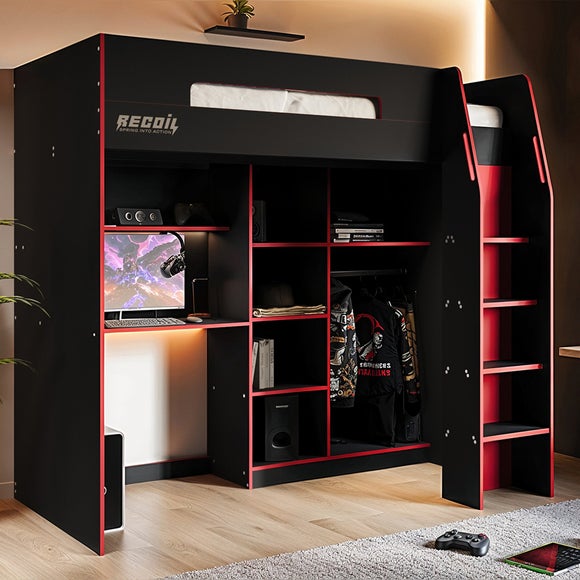 Flair Summit Gaming High Sleeper Bed Frame - image 1