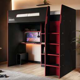 Flair Summit Gaming High Sleeper Bed Frame - thumbnail 3