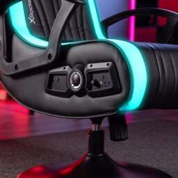 X Rocker Fury LED Gaming Pedestal Chair - thumbnail 2