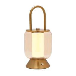 Hestia Lantern Rechargeable Colour Changing LED Touch Table Lamp - thumbnail 6