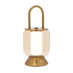 Hestia Lantern Rechargeable Colour Changing LED Touch Table Lamp - thumbnail 2