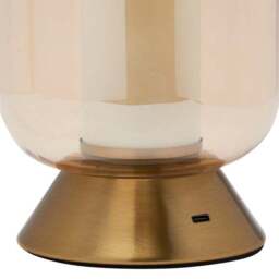Hestia Lantern Rechargeable Colour Changing LED Touch Table Lamp - thumbnail 4