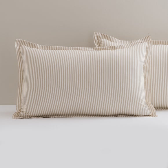 Durham Stripe 100% Cotton Oxford Pillowcase - image 1