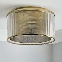Kruze Glass Flush Ceiling Light - thumbnail 2