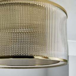 Kruze Glass Flush Ceiling Light - thumbnail 3