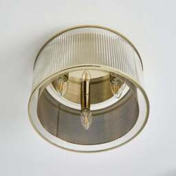 Kruze Glass Flush Ceiling Light - thumbnail 4