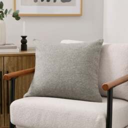 Flaxley Ribbed Square Cushion - thumbnail 1
