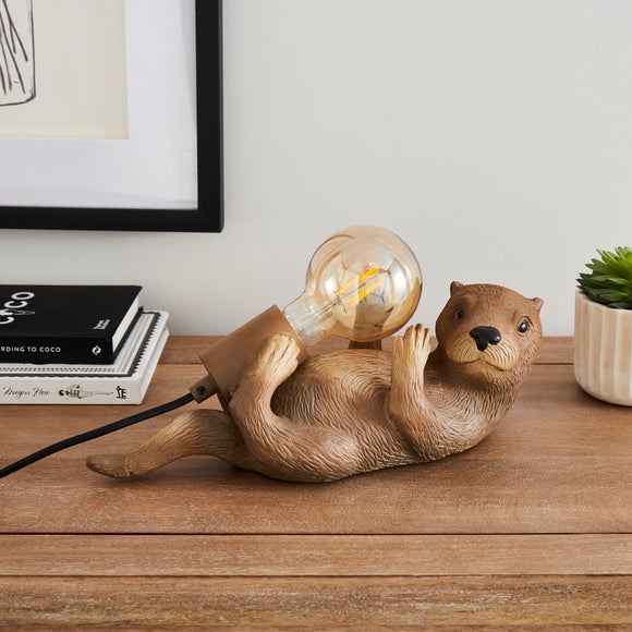 Ottelie the Otter Resin Table Lamp - image 1