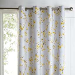 Alisha Blackout Eyelet Curtains - thumbnail 1