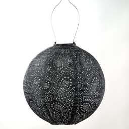 Fallen Fruits Medium Round Paisley Solar Lantern