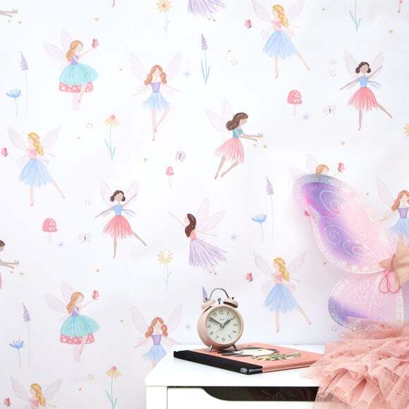 wallpaper dunelm fairies bedding