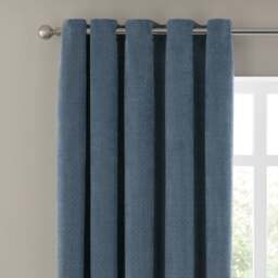 Alayna Chenille Eyelet Curtains (Blackout Available) - thumbnail 1