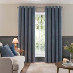 Alayna Chenille Eyelet Curtains (Blackout Available) - thumbnail 2