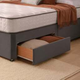 Silentnight Divan Bed With Velvet Paris Headboard and 800 Pocket Sprung Mattress - thumbnail 5