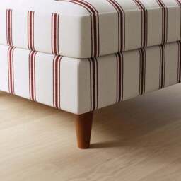 Zoe Folkstone Stripe Square Storage Footstool - thumbnail 5
