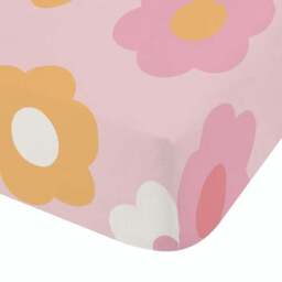 Catherine Lansfield Retro Daisy Fitted Sheet - thumbnail 2