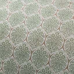 Tove Woodblock 100% Cotton Duvet Cover & Pillowcase Set - thumbnail 5