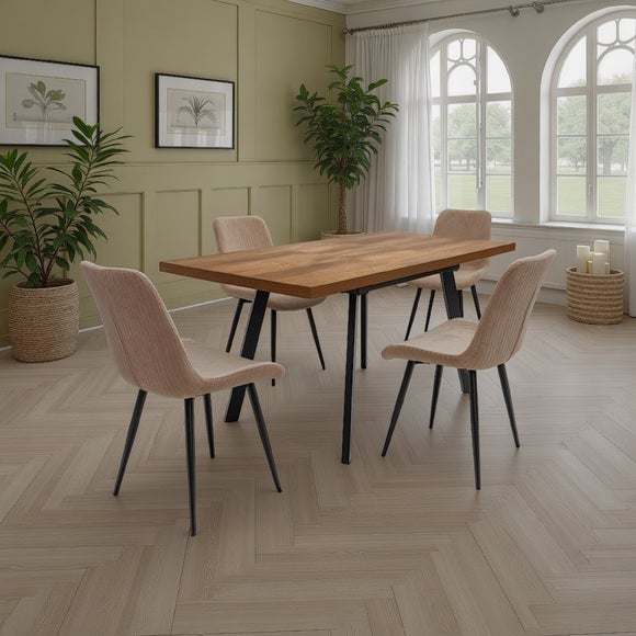Panama Rectangular 4-6 Seater Small Extendable Dining Table - image 1