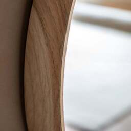 Cedar & Sage Haven Round Wall Mirror - thumbnail 2